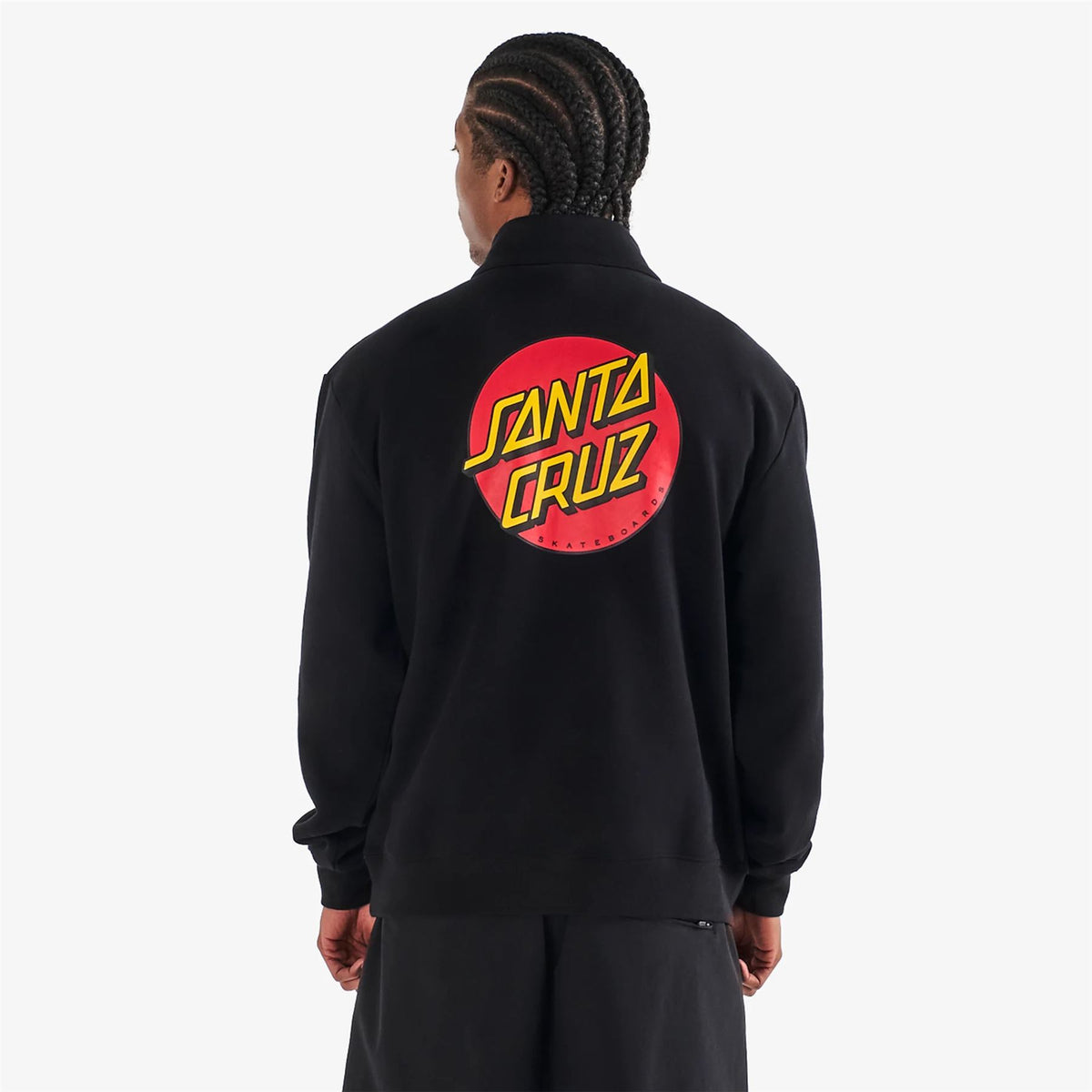 x Santa Cruz Quarter Zip Sweatshirt Black