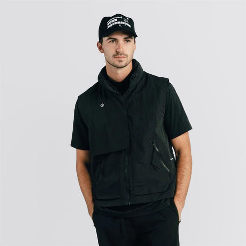 Herbie Nylon Vest Black