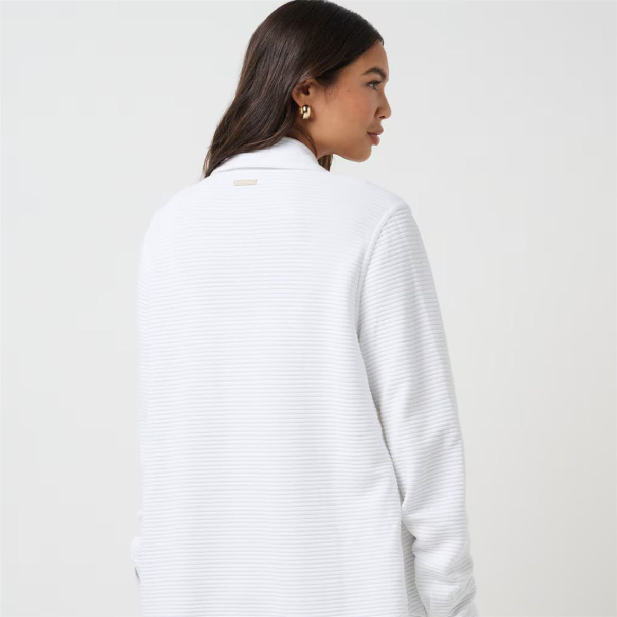 Womens Yacht Me Shacket White