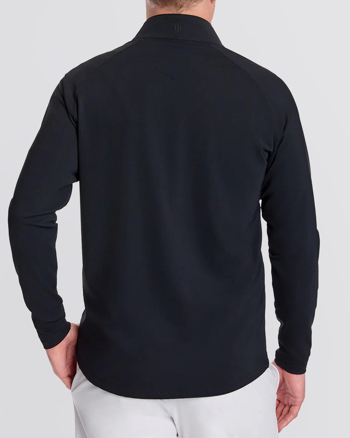 The Stuart Pullover Mid Layer Black
