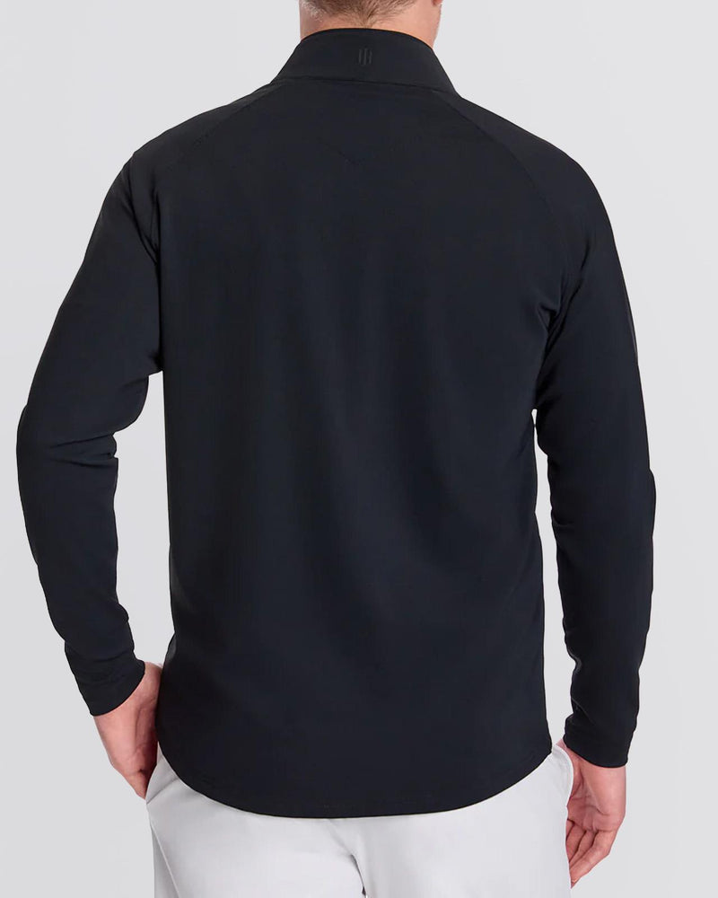 The Stuart Pullover Mid Layer Black