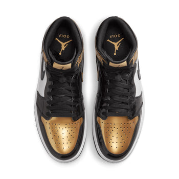 店内商品がすべてレジにて半額！！ Golf Top High 1 Jordan Air Nike Shoes Gold Black/Metallic シューズ(男性用)