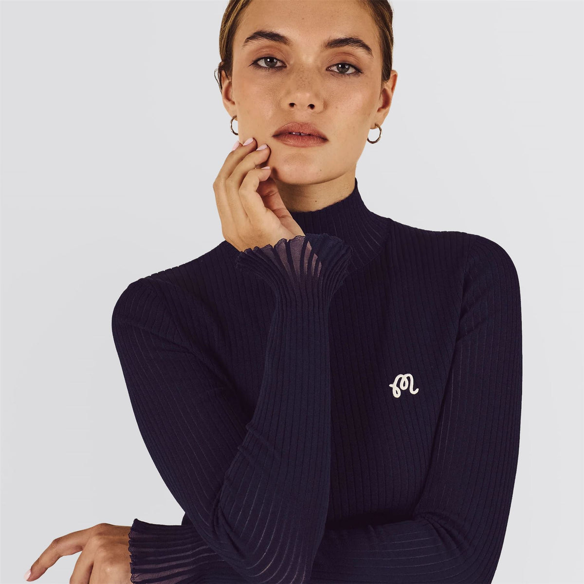 Womens Monika Turtleneck Midnight