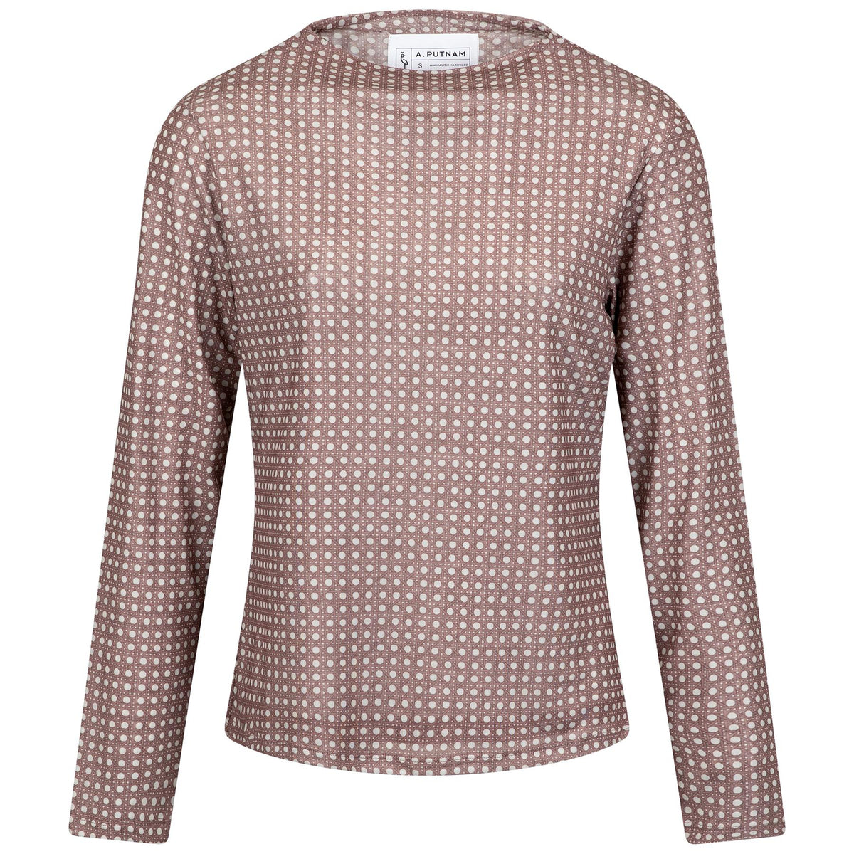 Womens Sentry UPF LS Top Mauve Rattan