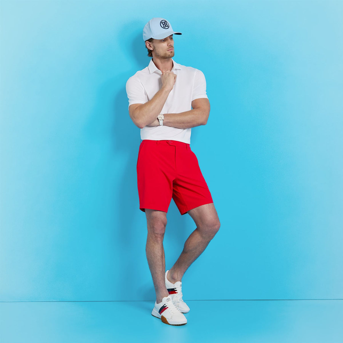 Maverick Four-Way Stretch Shorts Lava