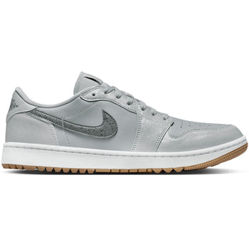 【驚きの値段】 1 Jordan Air Nike Low Med Grey-White-Gum Grey/Iron Wolf G シューズ(男性用)