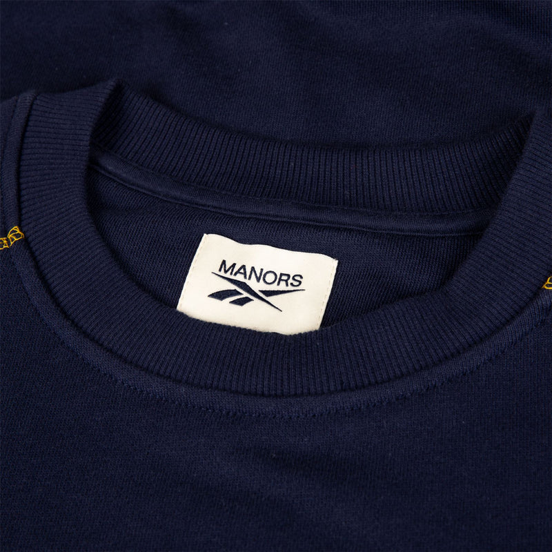 x Reebok Organic Course Pullover Atlantic Blue