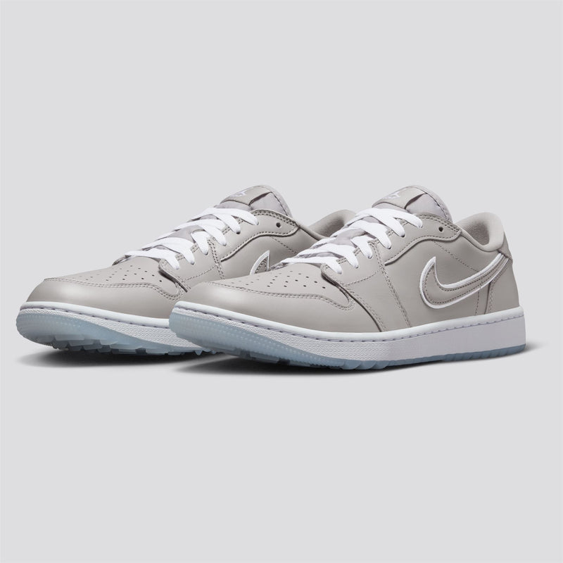 Air Jordan 1 Low Spikeless Golf Shoe Medium Grey/White/Blue Tint