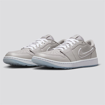 Jordan Golf Air Jordan 1 Low Spikeless Golf Shoe Medium Grey/White