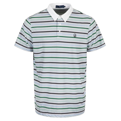 Grid Polo Bright White - SS25