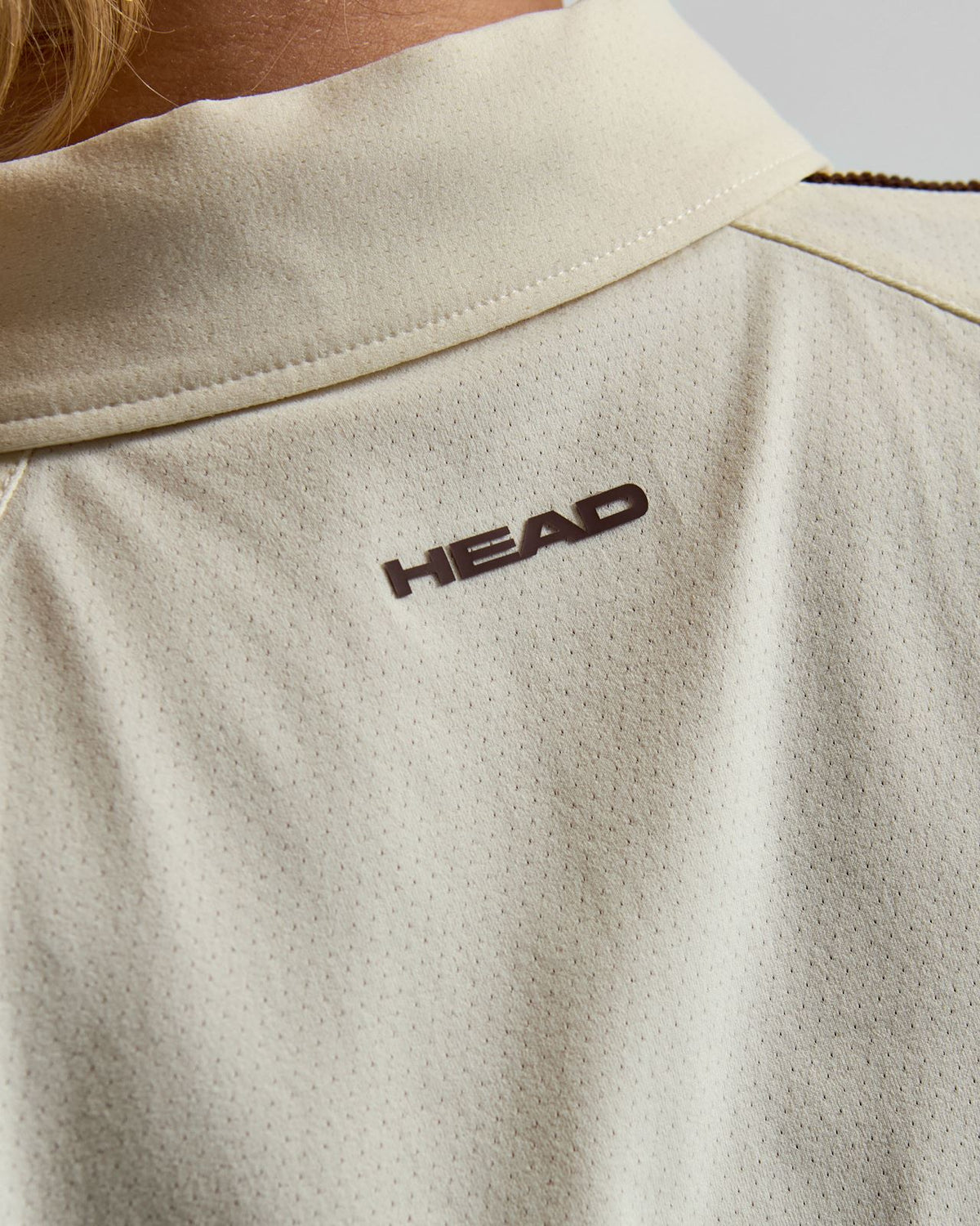 Womens Raglan Polo Cream