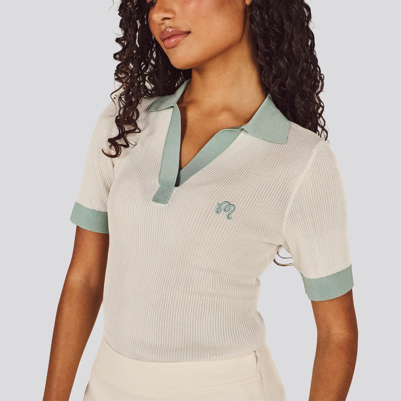 Womens Melany Polo Cream