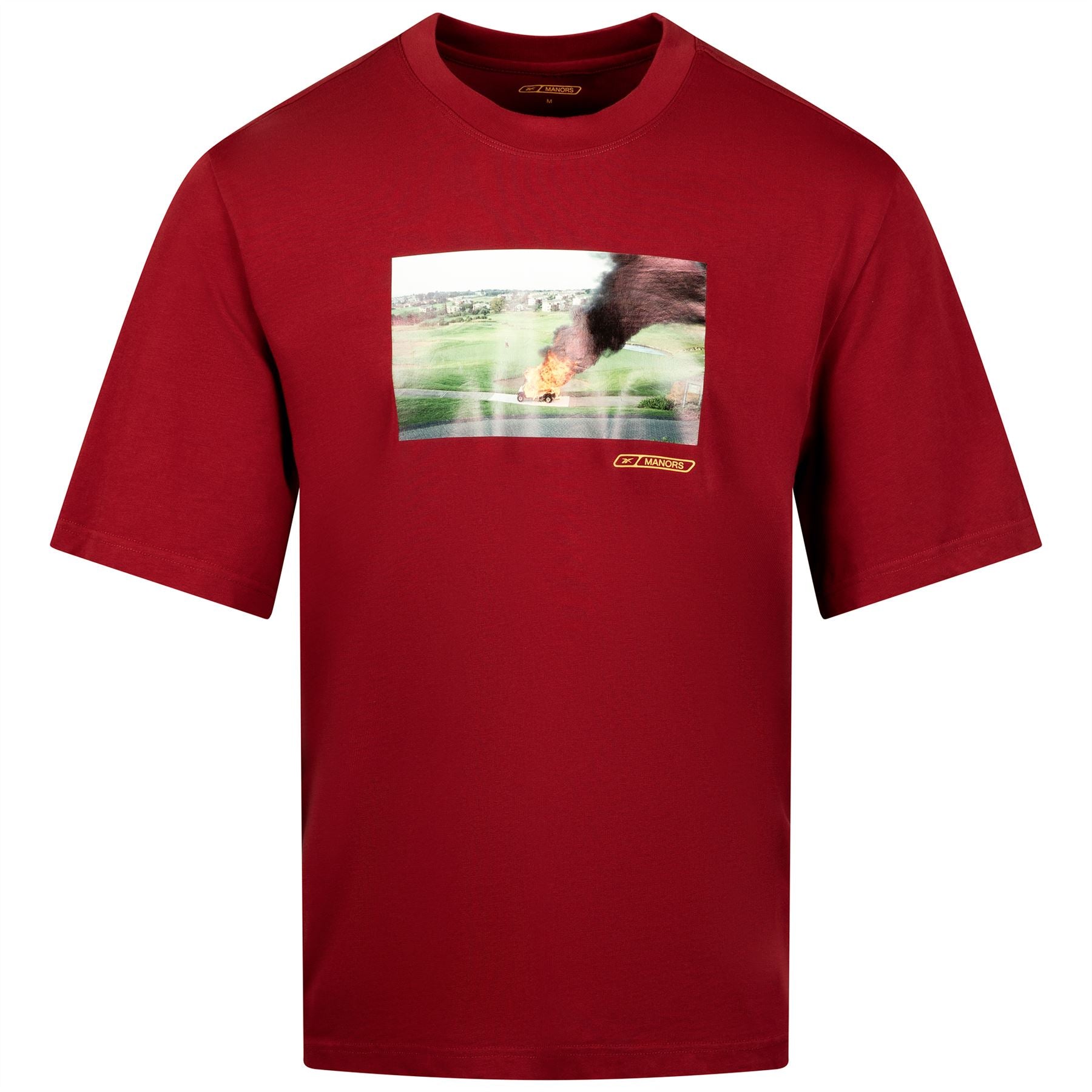 x Reebok I'll Walk Tee Burgundy