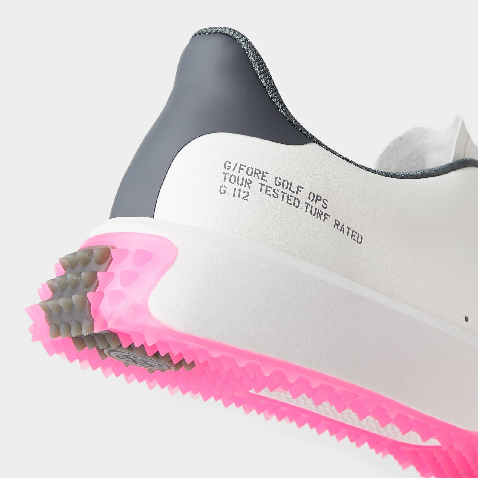 G/FORE G.112 Golf Shoe Snow/Knockout Pink |Golf Shoes
