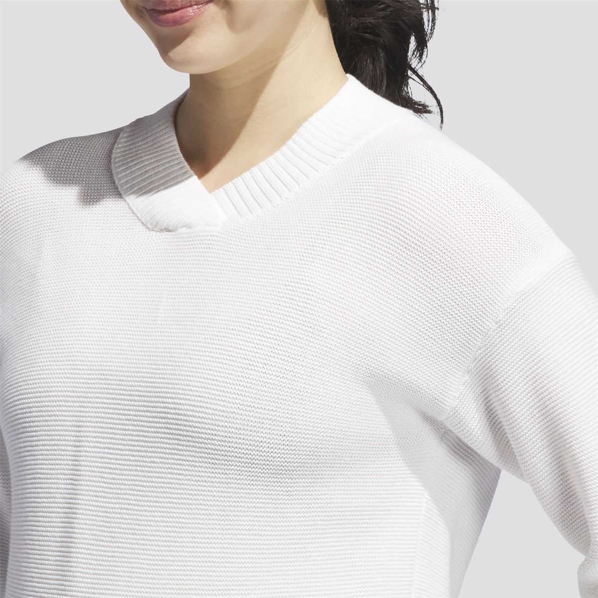 Womens Ultimate365 Knitted Sweater White