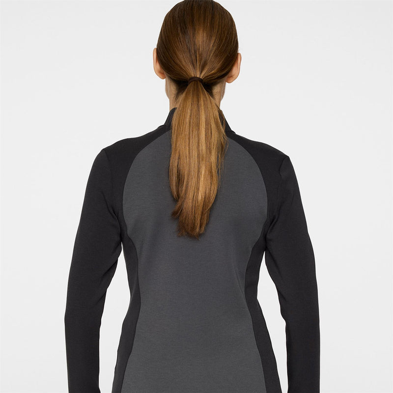 Womens Nami Zip Mid Layer Black