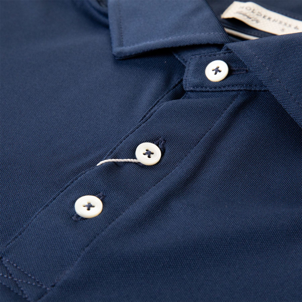 The Macdonald Knit Polo Navy