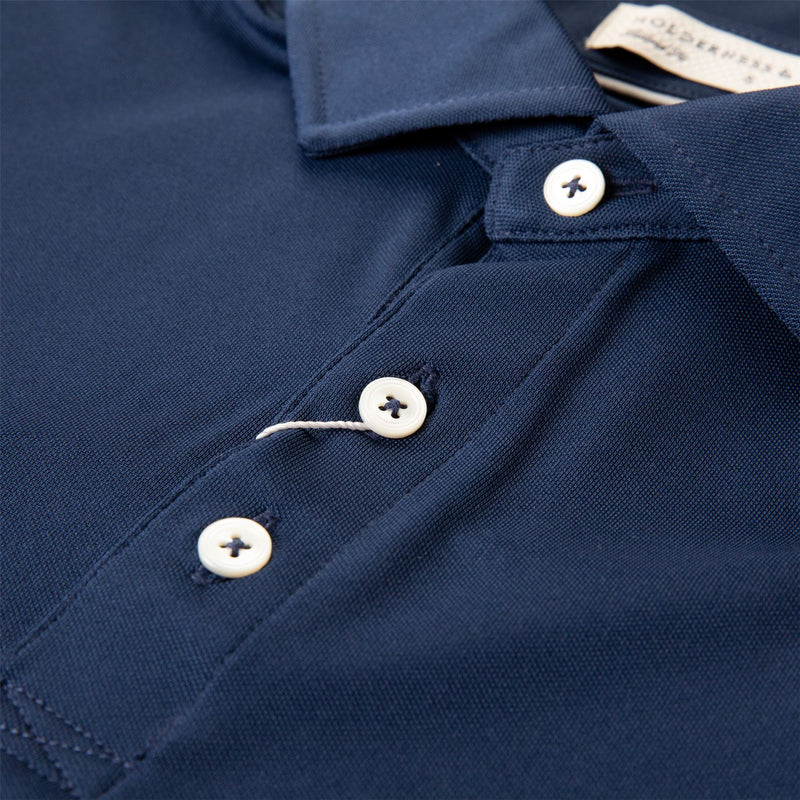 The Macdonald Knit Polo Navy