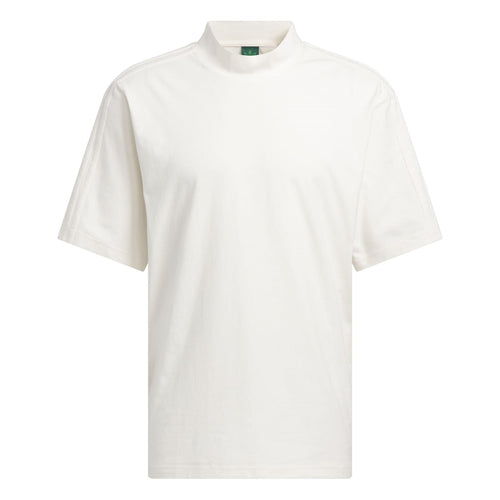 Rolling Links Skate Mock Neck Polo White - AW24