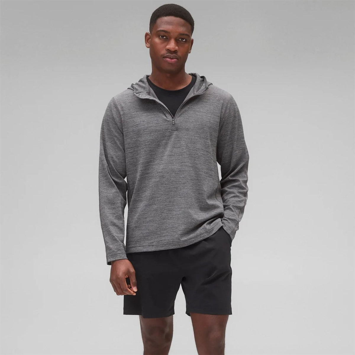 Solotex Mesh Tiebreak Hoodie Carbon