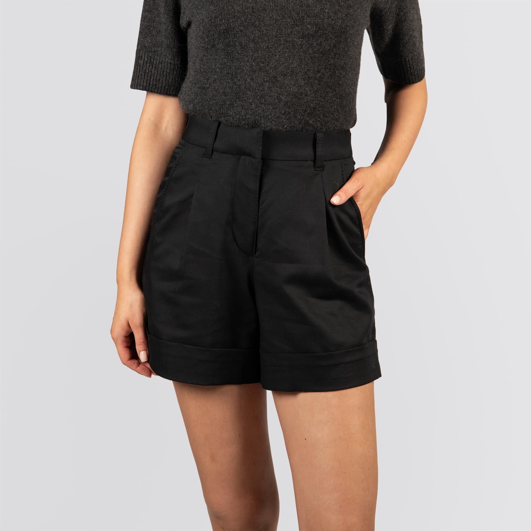 Womens Caroline Shorts Black