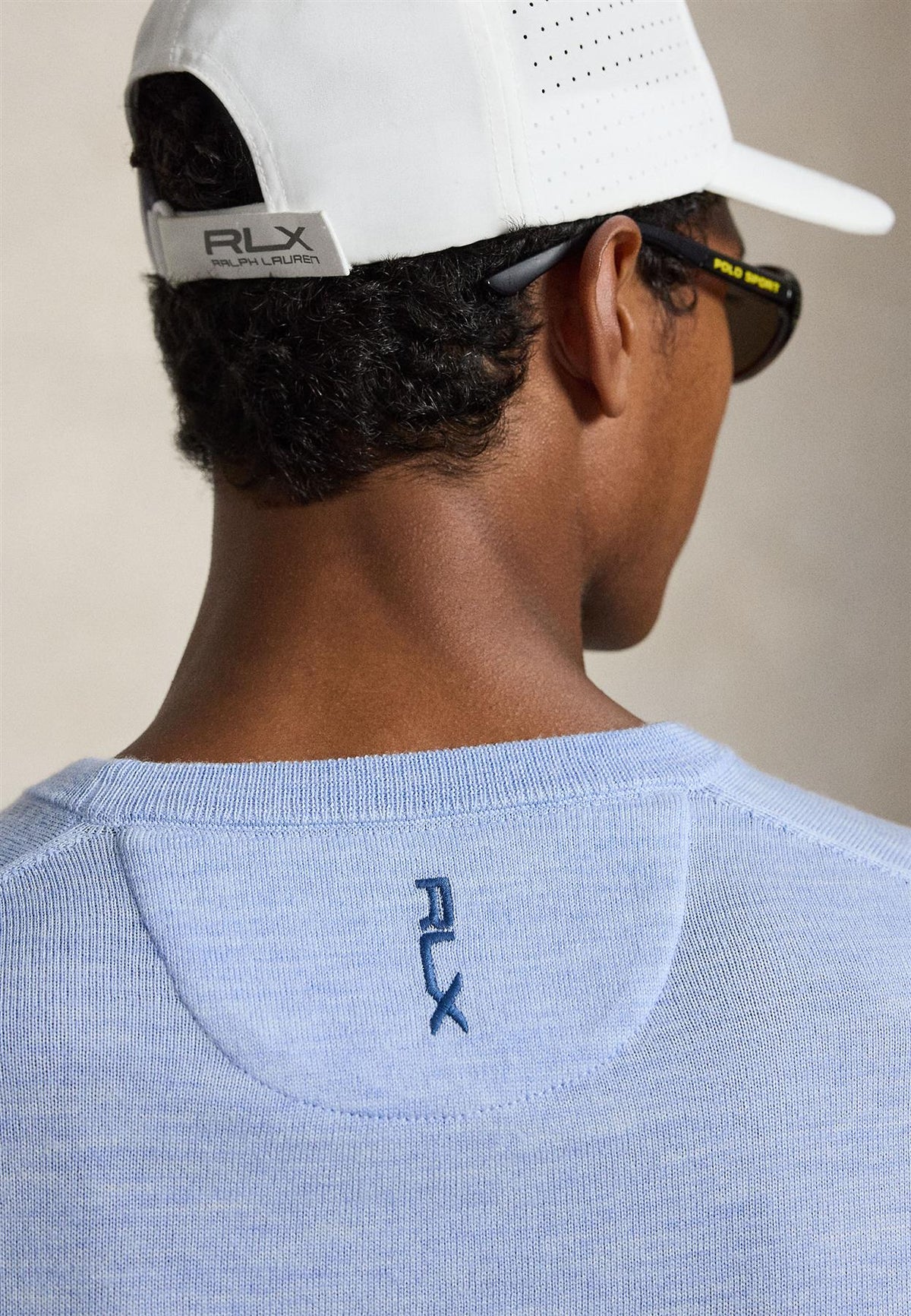 RLX Merino Wool Sweater Office Blue Heather