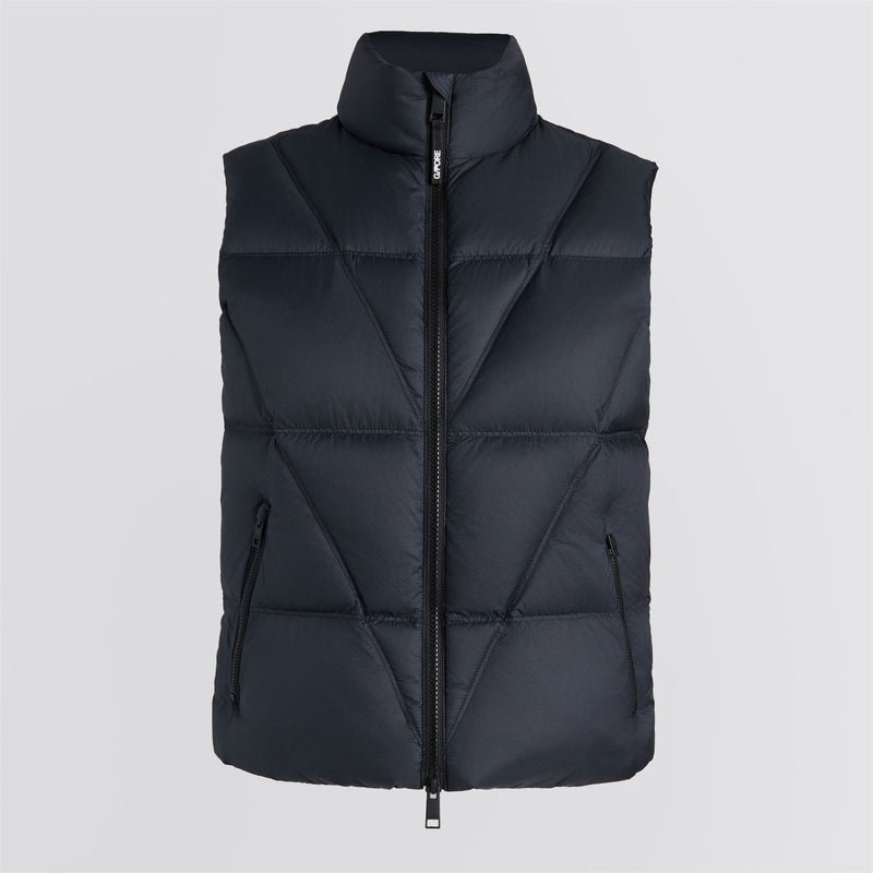 Womens Featherweight Down Fill Puffer Vest Onyx
