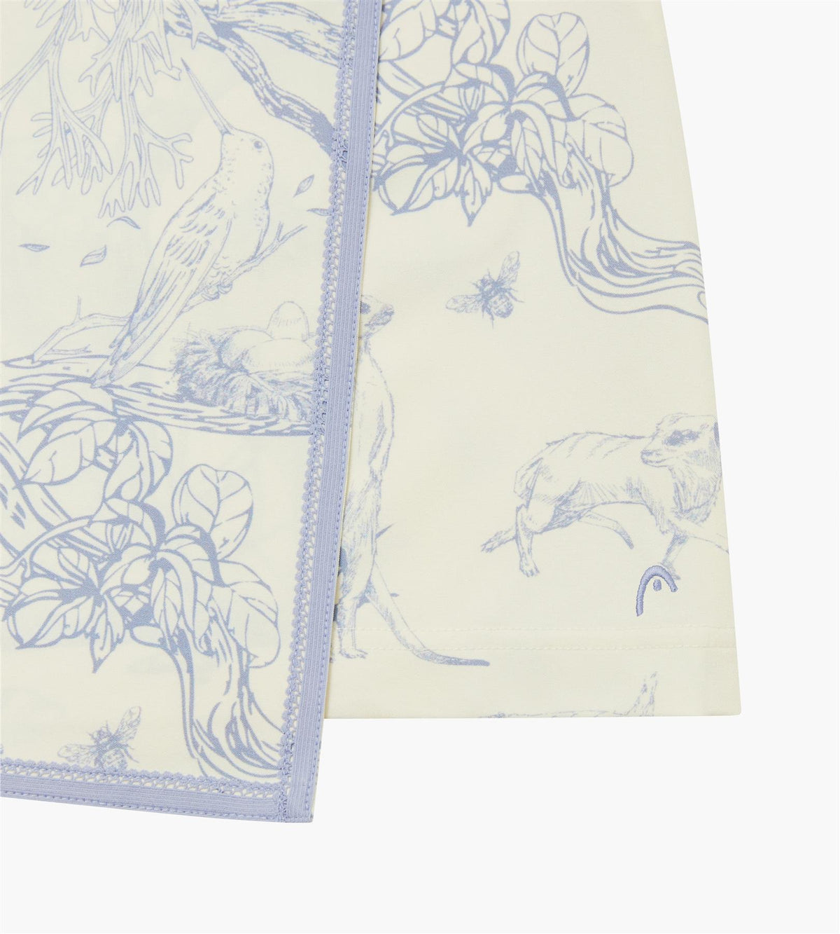 Womens Signature Skort Cream/Blue/Forest