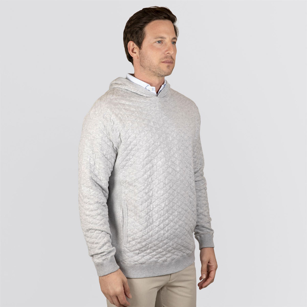 The Wallace Hooded Sweater Heathered Gray