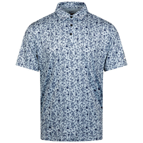 Dri-FIT Tour POA Print Polo Light Armory Blue/White