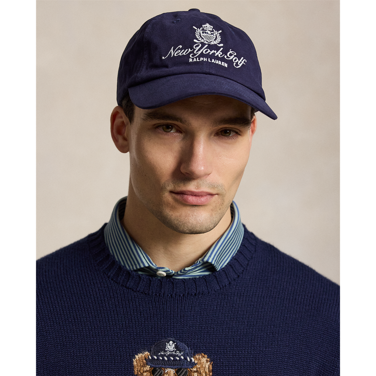 Canvas Crest Cap Refined Navy