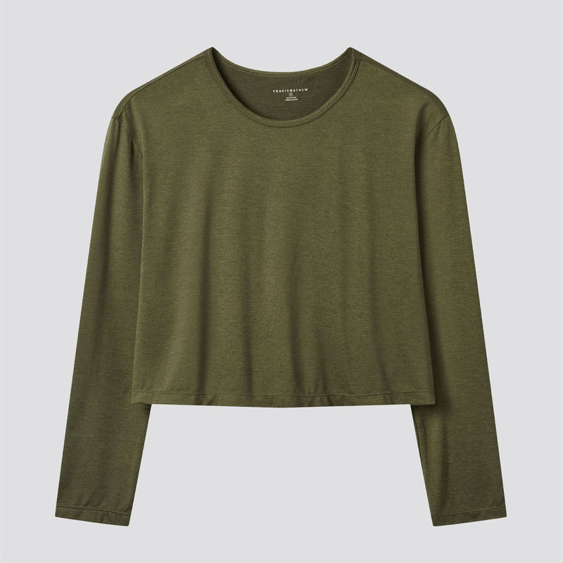 Womens Celestia LS Top Heather Grape Leaf