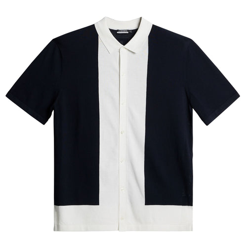 Rue Poly Blend Knitted Polo JL Navy - SS25