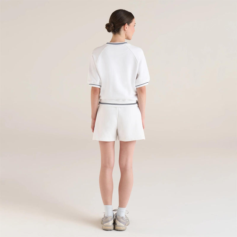 Womens Billie Sweatshorts Snow White