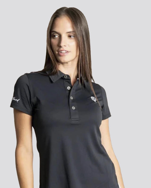 Womens Bainbridge Polo Pure Black