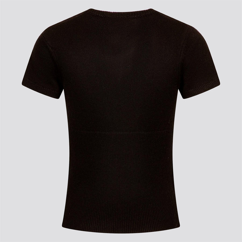 Womens Lisette Knit Top Black