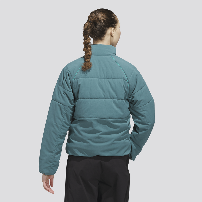 Womens Beyond The Course Twistweave Loose Quarter Zip Jacket