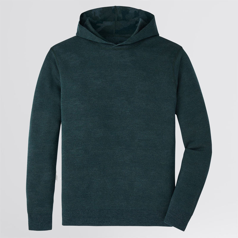 Reversible Camo Popover Hoodie Deep Verdant