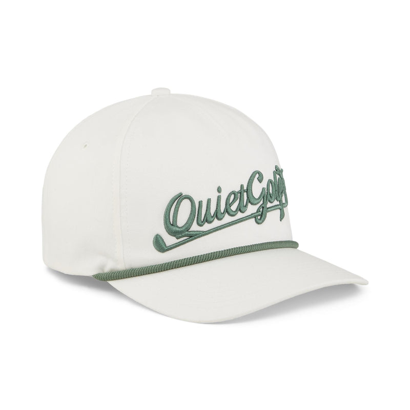X QGC Rope Cap Warm White/Deep Forest