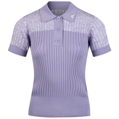 Womens Acacia Knitted Shirt Sweet Lavender - AW23