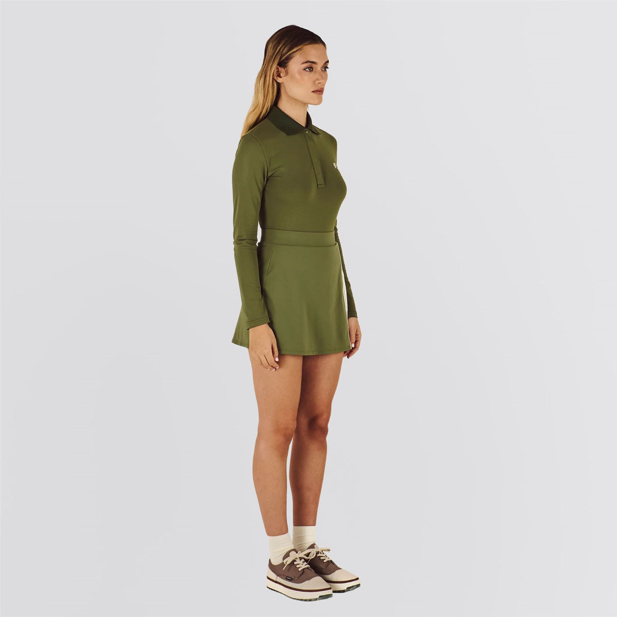 Womens Baseline Skirt Olivine