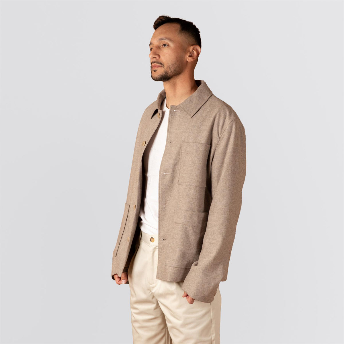 Micro Indoor Jacket Taupe