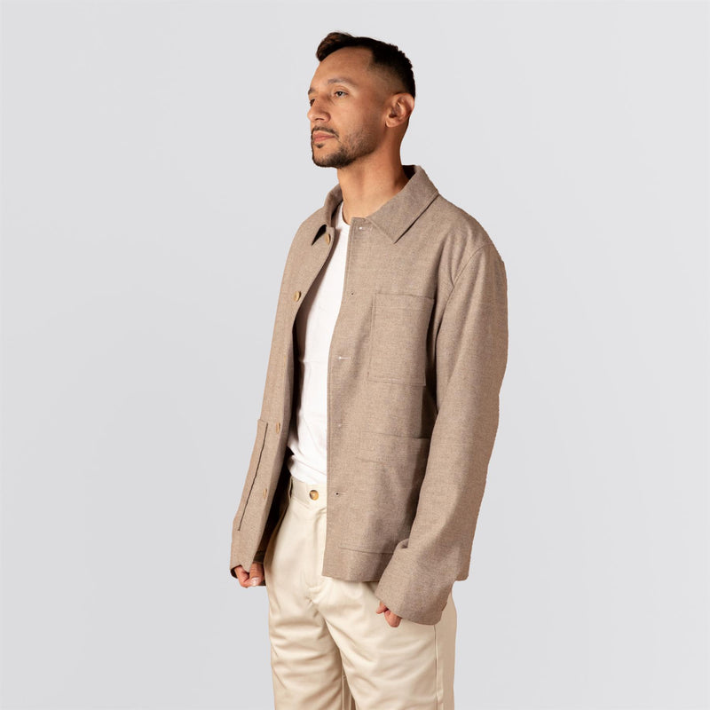 Micro Indoor Jacket Taupe