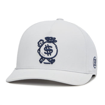 G/FORE Kerby Stretch Twill Snapback Hat Nimbus | Caps