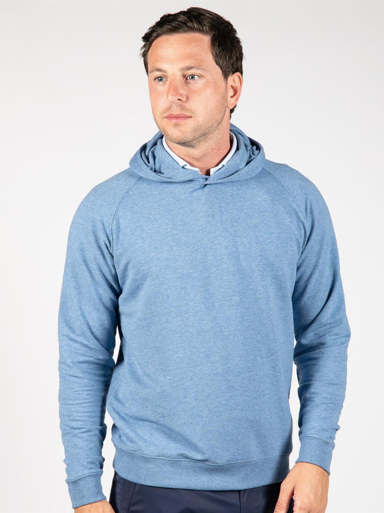 The Lawson Performance Hoodie Heathered Bedford