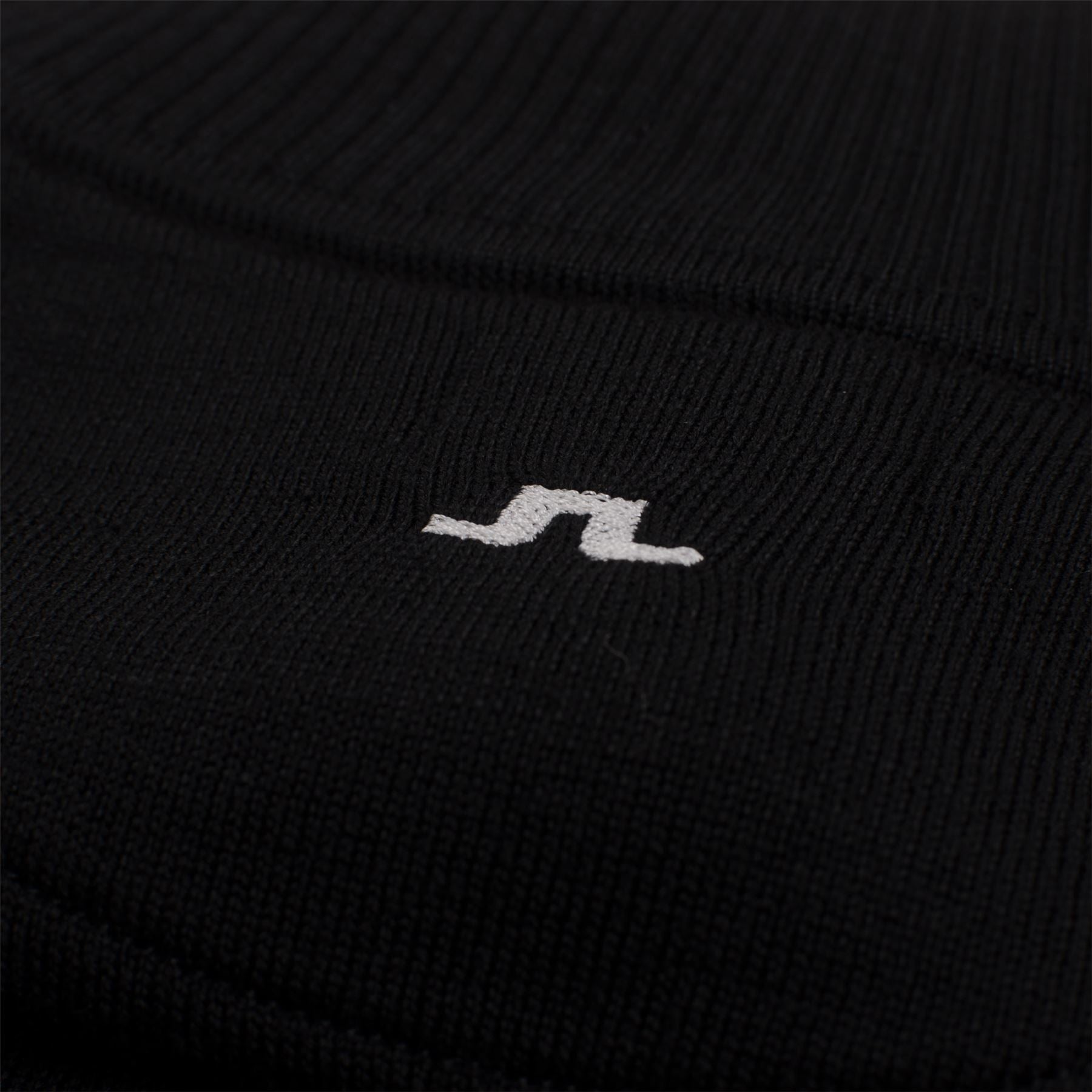 J.Lindeberg Kian Zipped Golf Sweater Black | Knitwear