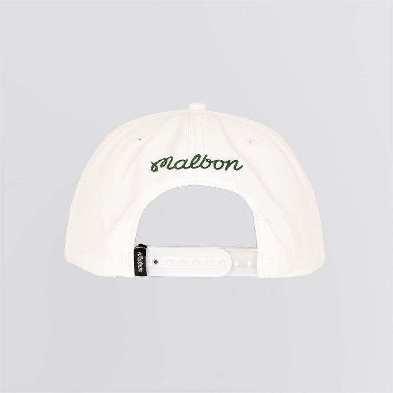 Evergreen Poly Rope 5-Panel Cap White