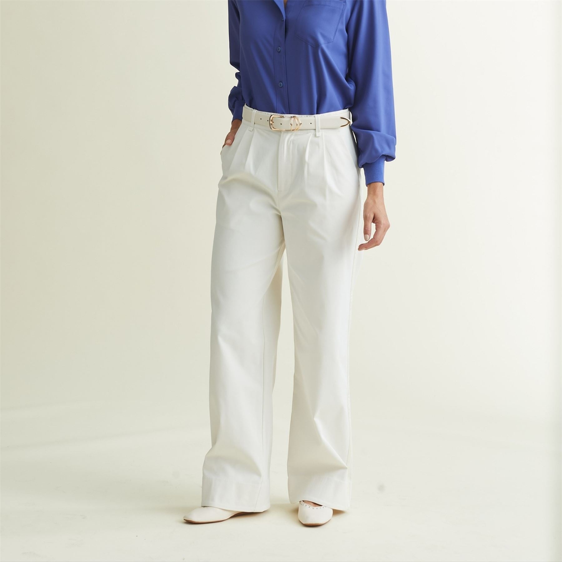 Womens Asti Trousers Cream