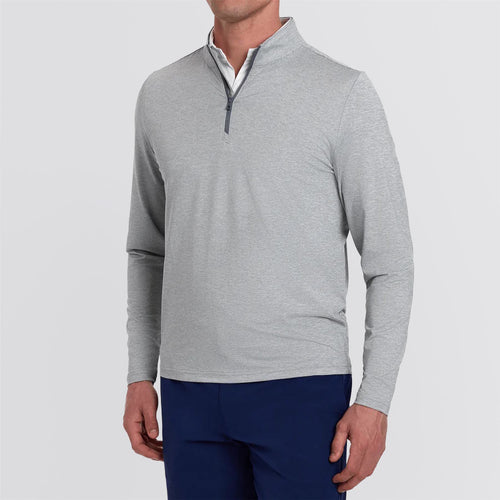 The Bell Quarter-Zip Pullover Heathered Gray