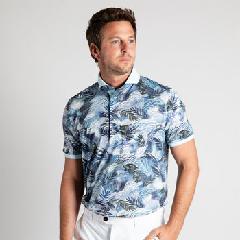 Greyson Wolf Palm Polo Heron | TRENDYGOLF USA